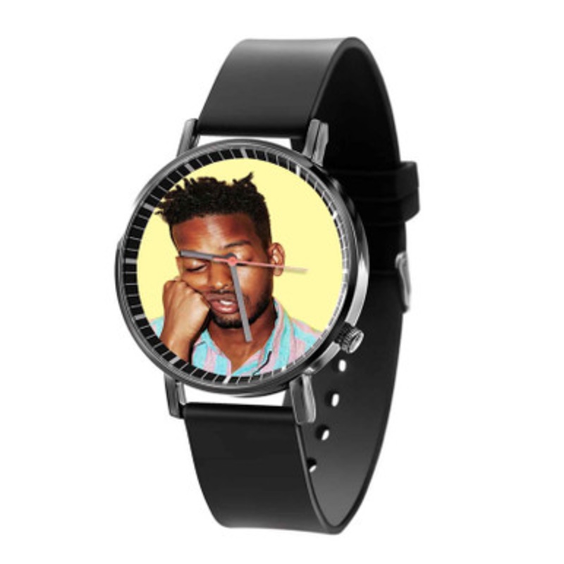 Berhana Black Quartz Watch Unisex With Premium Gift Box