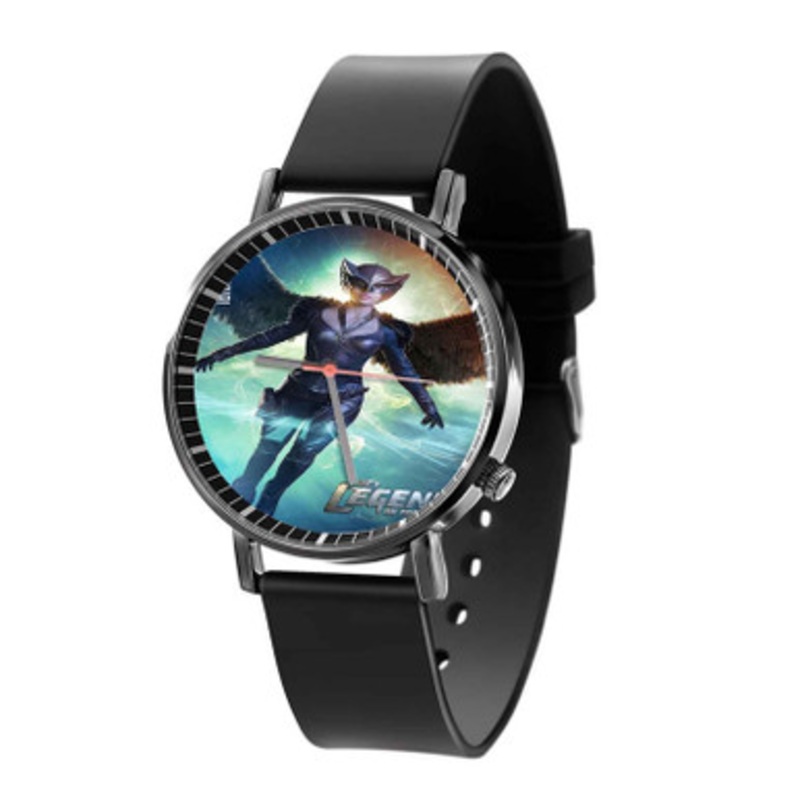 DC s Legends of Tomorrow Hawkgirl Black Quartz Watch Unisex With Premium Gift Box