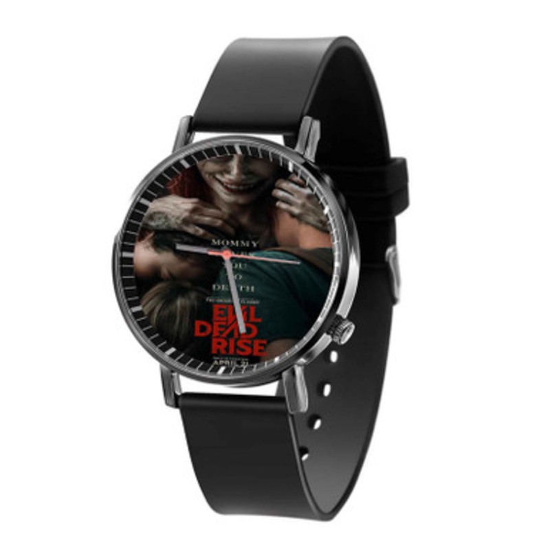 Evil Dead Rise Movie Black Quartz Watch With Premium Gift Box for Unisex