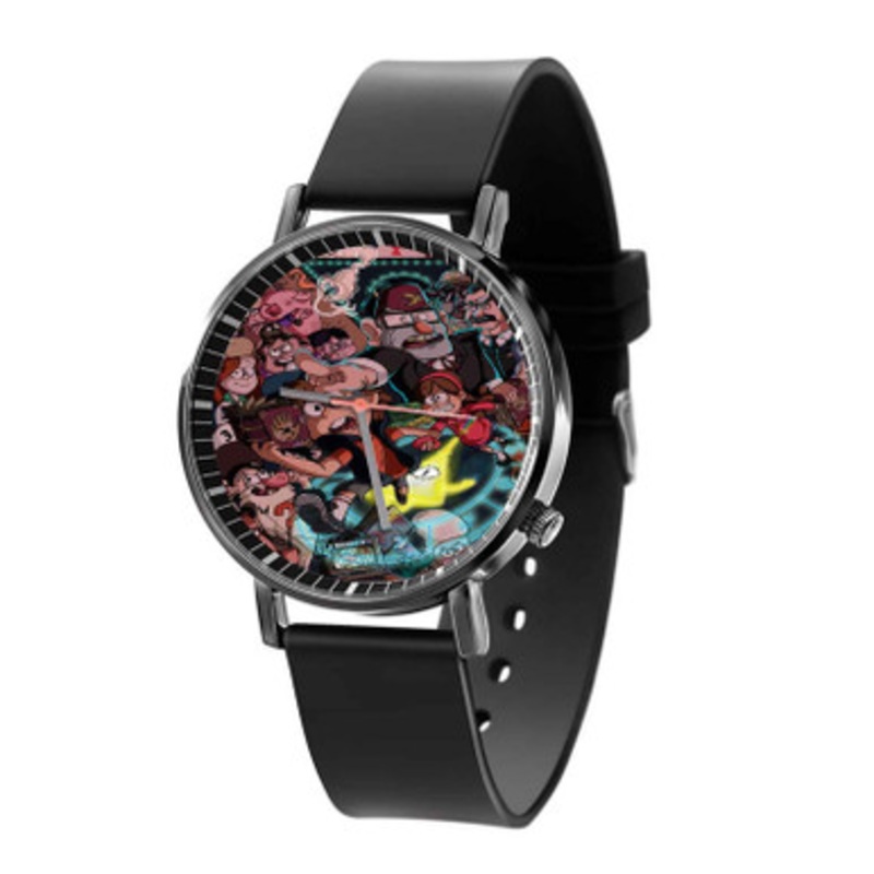 Gravity Falls Book 3 Unisex Black Quartz Watch With Premium Gift Box