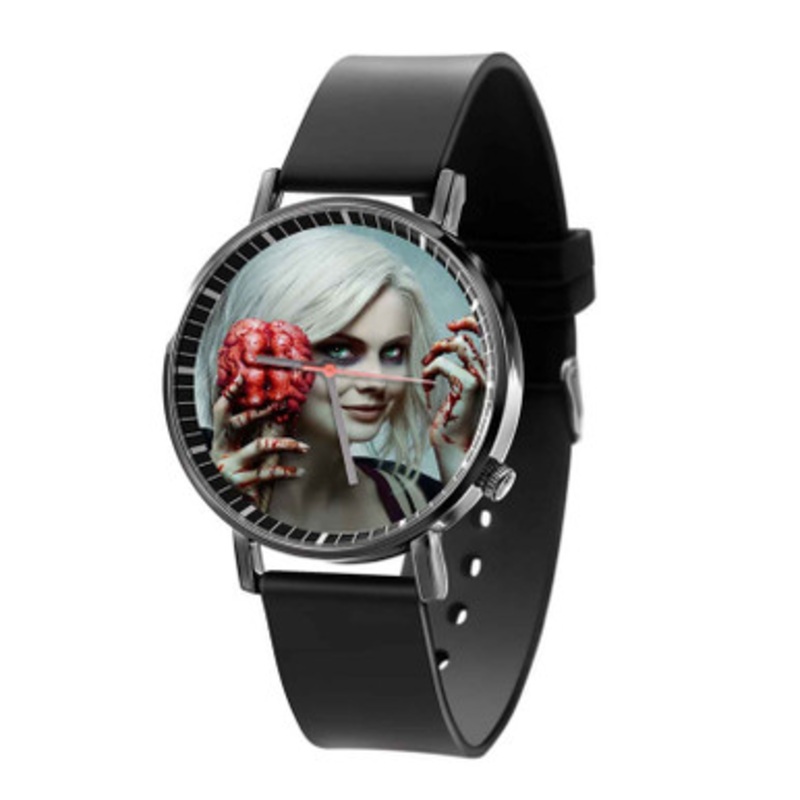 i Zombie Eating Brains Unisex Black Quartz Watch With Premium Gift Box