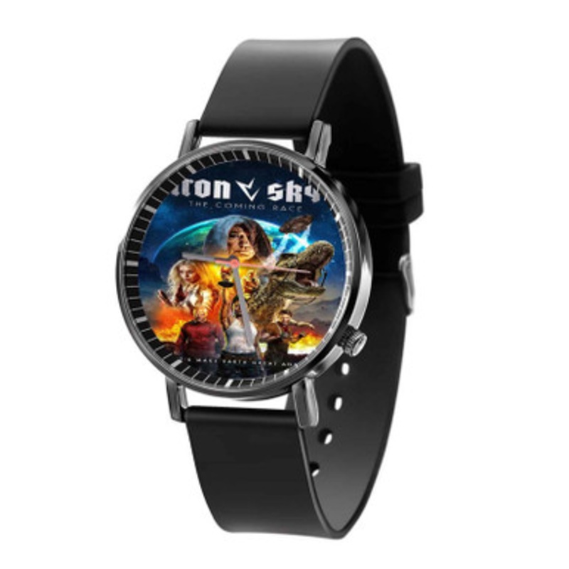 Iron Sky The Coming Race Black Quartz Watch Unisex With Premium Gift Box