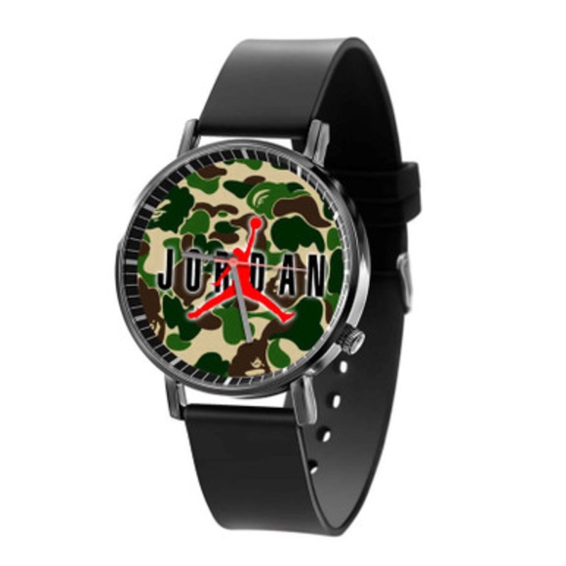 Jordan Camo Black Quartz Watch Unisex With Premium Gift Box