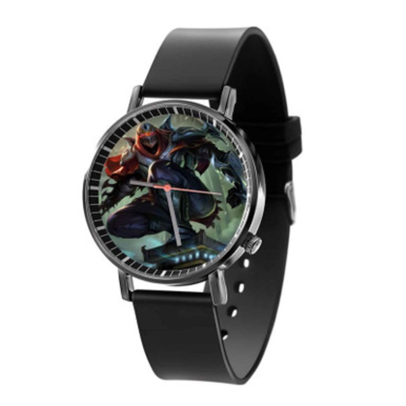 League of Legends Zed Black Quartz Watch Unisex With Premium Gift Box