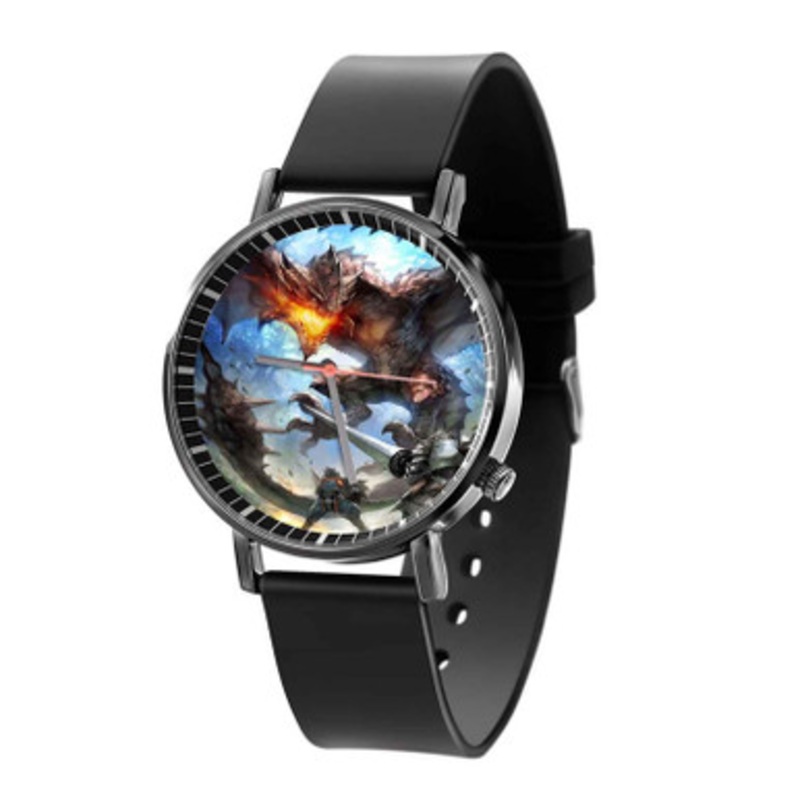 Monster Hunter Rathalos Black Quartz Watch Unisex With Premium Gift Box
