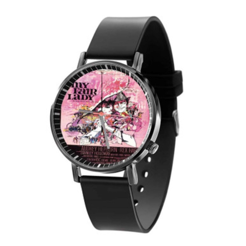 My Fair Lady Audrey Hepburn Black Quartz Watch Unisex With Premium Gift Box