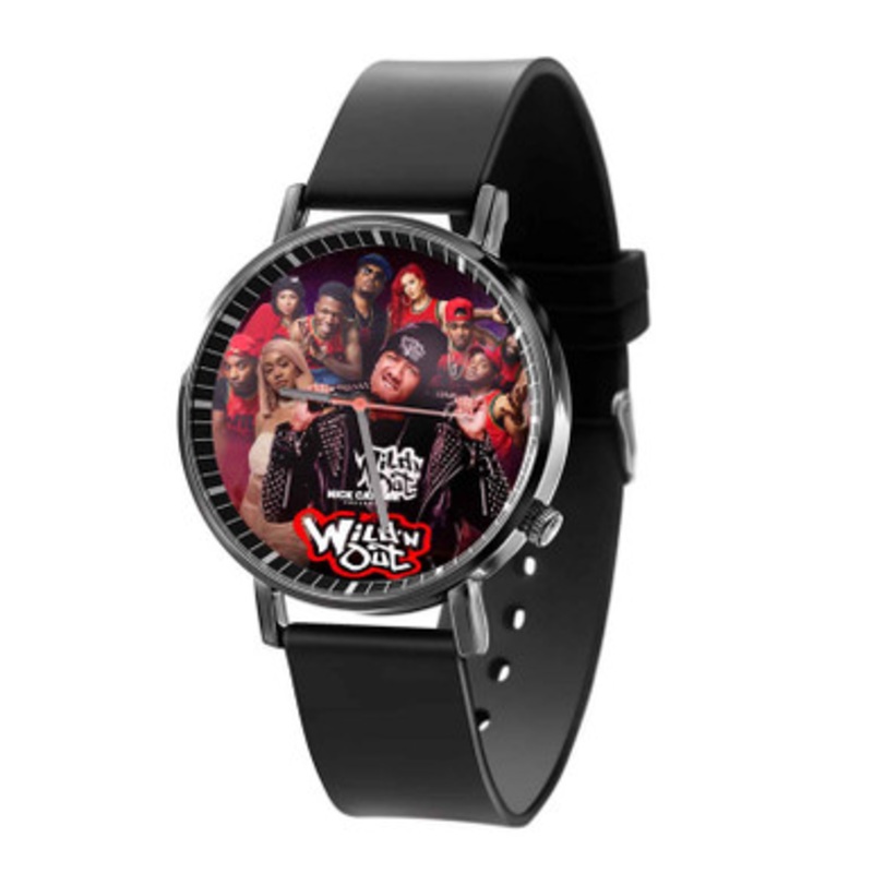 Nick Cannon Wild n Out Black Quartz Watch Unisex With Premium Gift Box