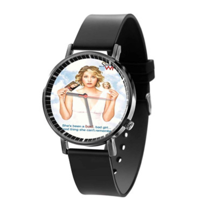 Samantha Who Black Quartz Watch With Premium Gift Box for Unisex
