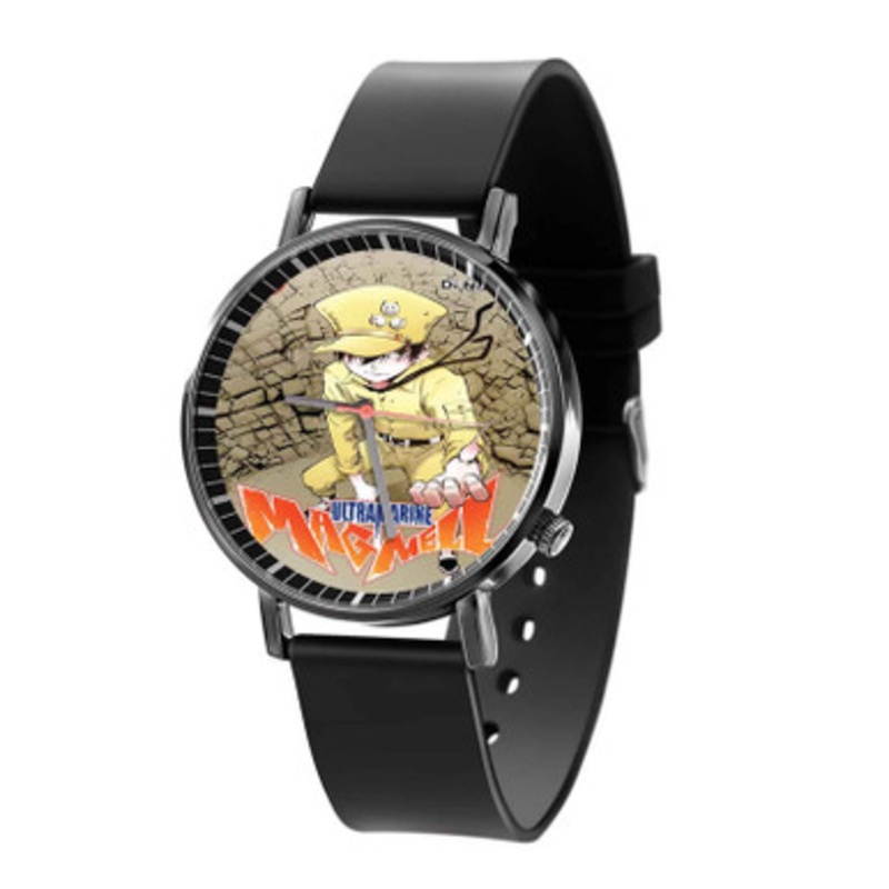 Ultramarine Magmell Black Quartz Watch Unisex With Premium Gift Box