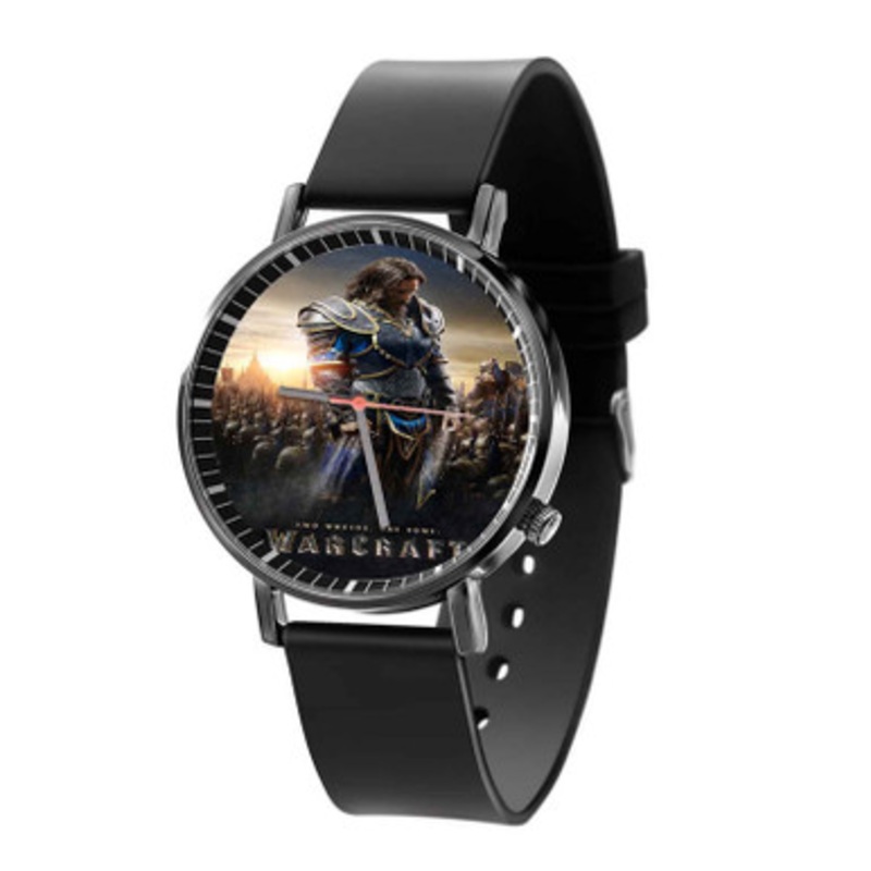 Warcraft Movie Black Quartz Watch Unisex With Premium Gift Box