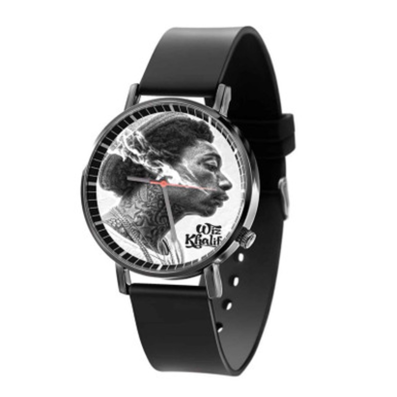 Wiz Khalifa Arts Black Quartz Watch Unisex With Premium Gift Box