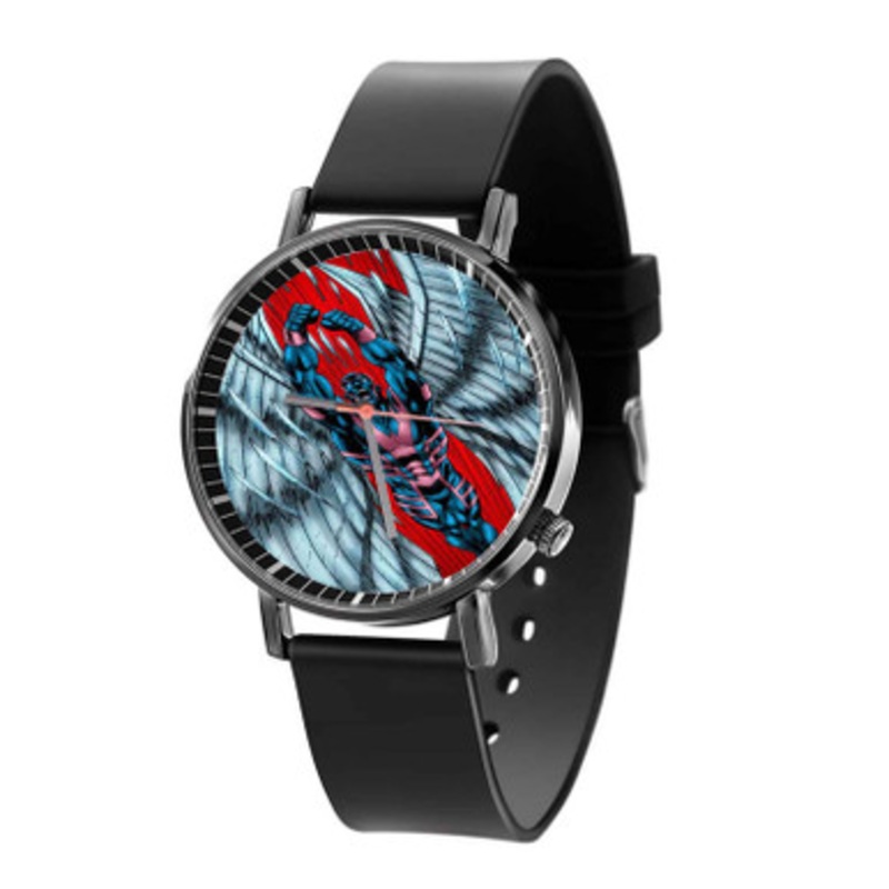 Archangel Marvel Superheroes Black Quartz Watch Unisex With Premium Gift Box