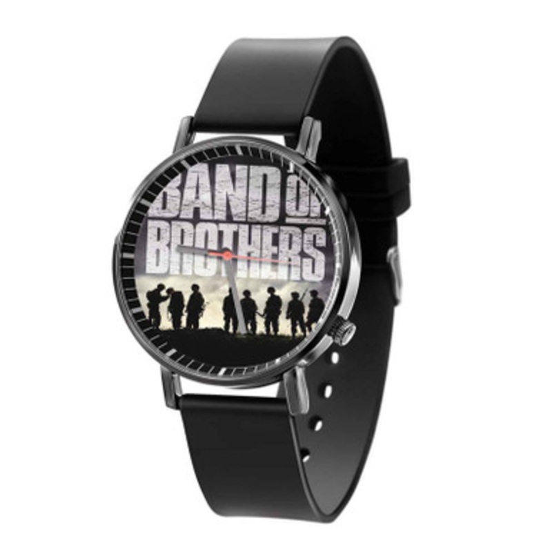 Band Of Brothers Soldier Black Quartz Watch Unisex With Premium Gift Box
