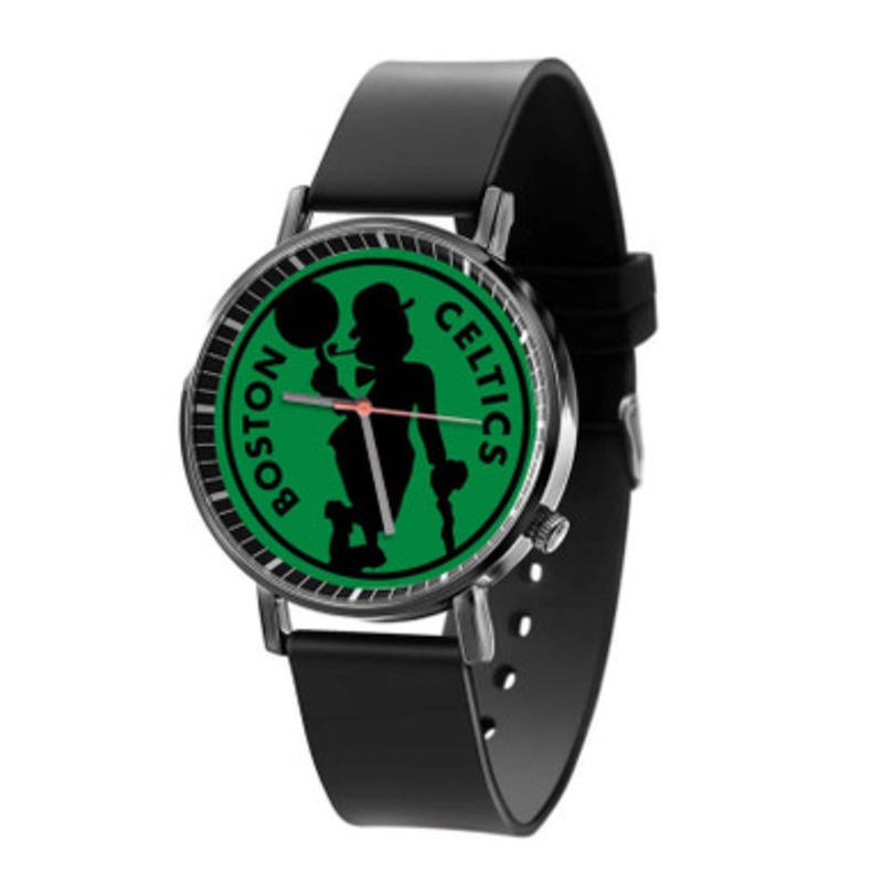 Boston Celtics NBA Black Quartz Watch Unisex With Premium Gift Box