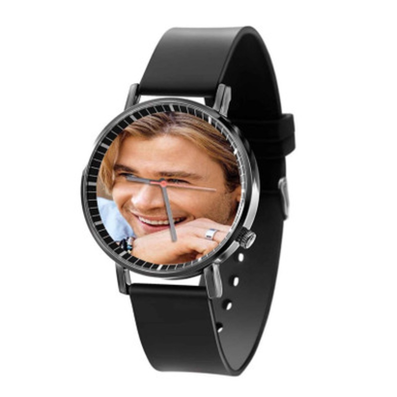 Chris Hemsworth Black Quartz Watch Unisex With Premium Gift Box
