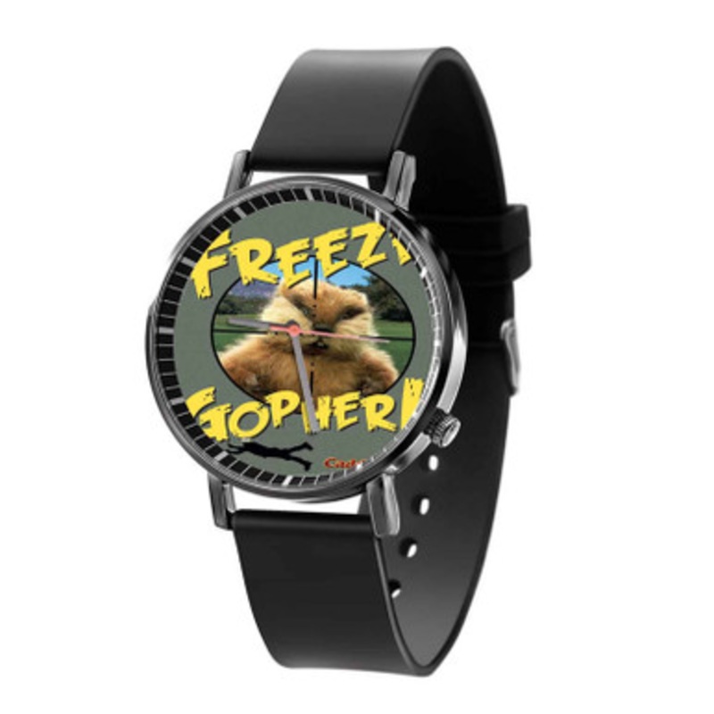 Freeze Gopher Black Quartz Watch With Premium Gift Box for Unisex
