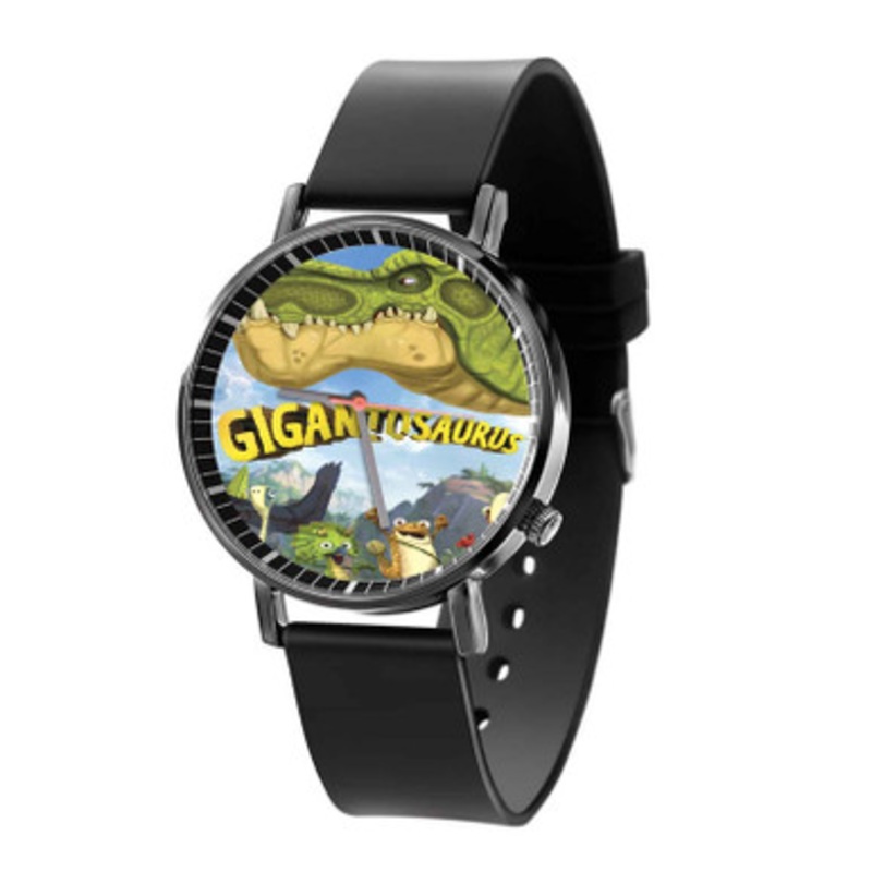 Gigantosaurus Black Quartz Watch With Premium Gift Box for Unisex