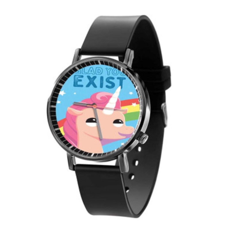 Glad You Exist Unisex Quartz Watch With Premium Gift Box