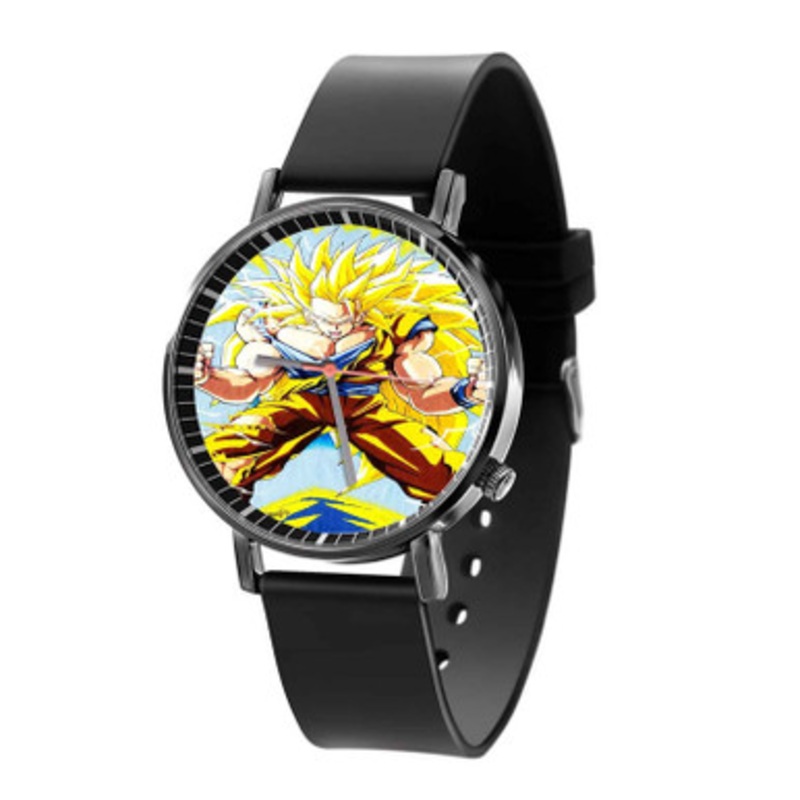 Goku Super Saiyan Art Black Quartz Watch Unisex With Premium Gift Box