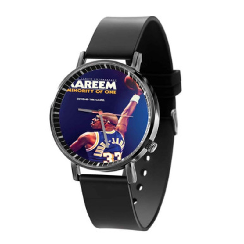 Kareem Abdul Jabbar Minority of One Black Quartz Watch Unisex With Premium Gift Box