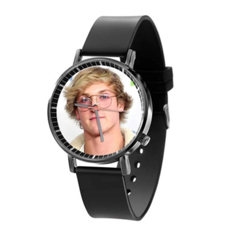 Logan Paul 2 Black Quartz Watch Unisex With Premium Gift Box