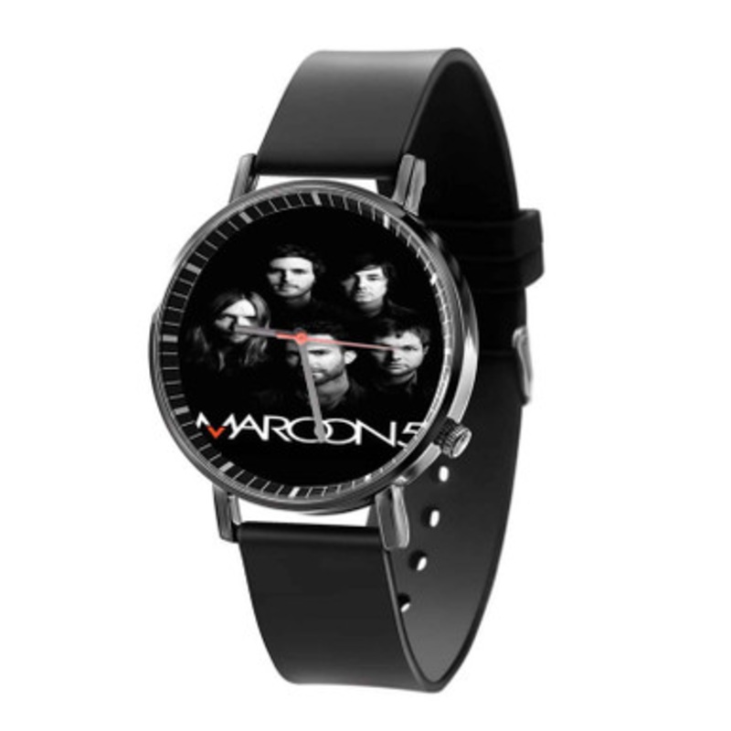 Maroon 5 Black Quartz Watch Unisex With Premium Gift Box