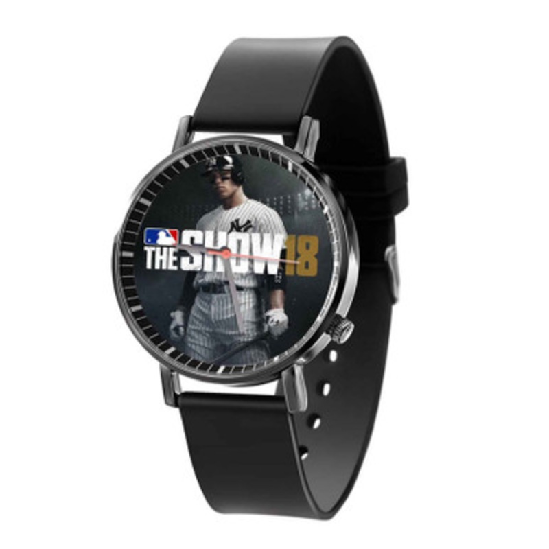 MLB The Show 18 Black Quartz Watch Unisex With Premium Gift Box