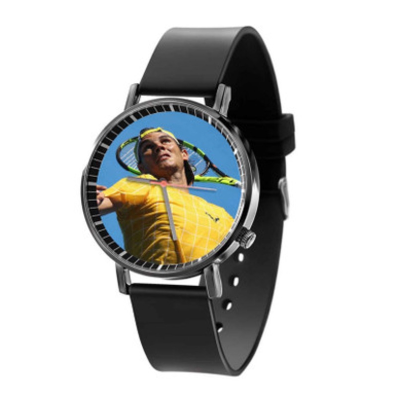 Rafael Nadal Art Arts Unisex Black Quartz Watch With Premium Gift Box