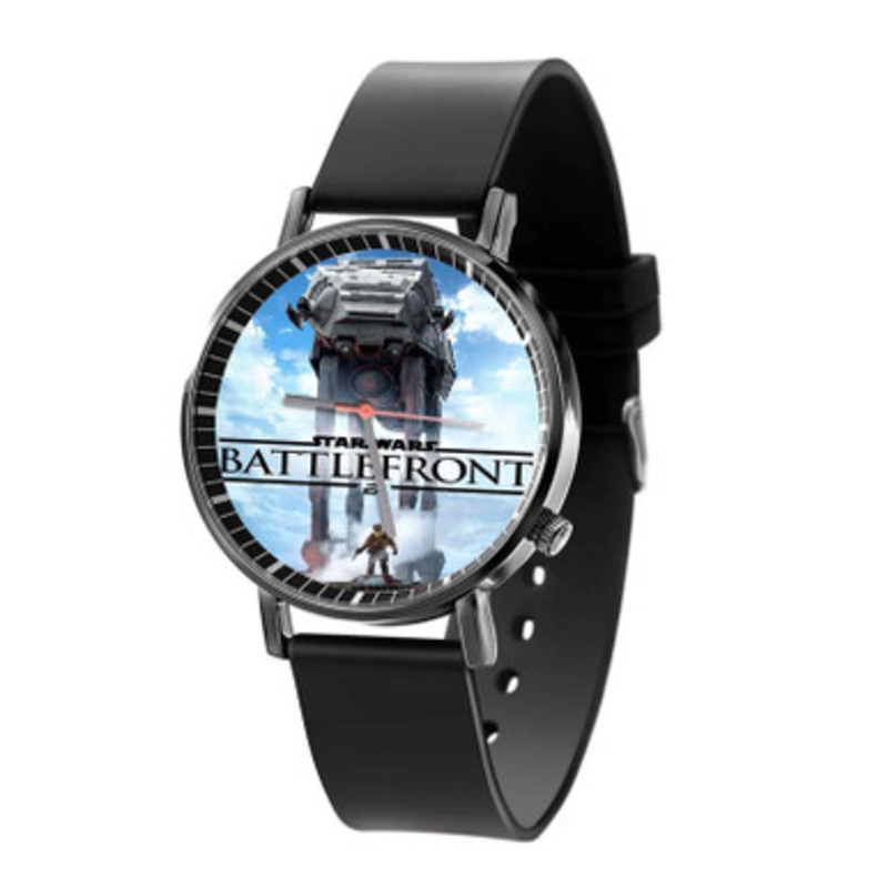 Star Wars Battlefront Games Black Quartz Watch Unisex With Premium Gift Box