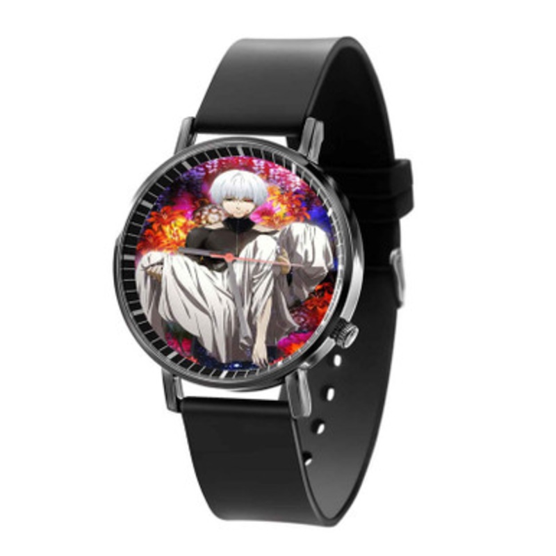 Tokyo Ghoul Anime Black Quartz Watch Unisex With Premium Gift Box