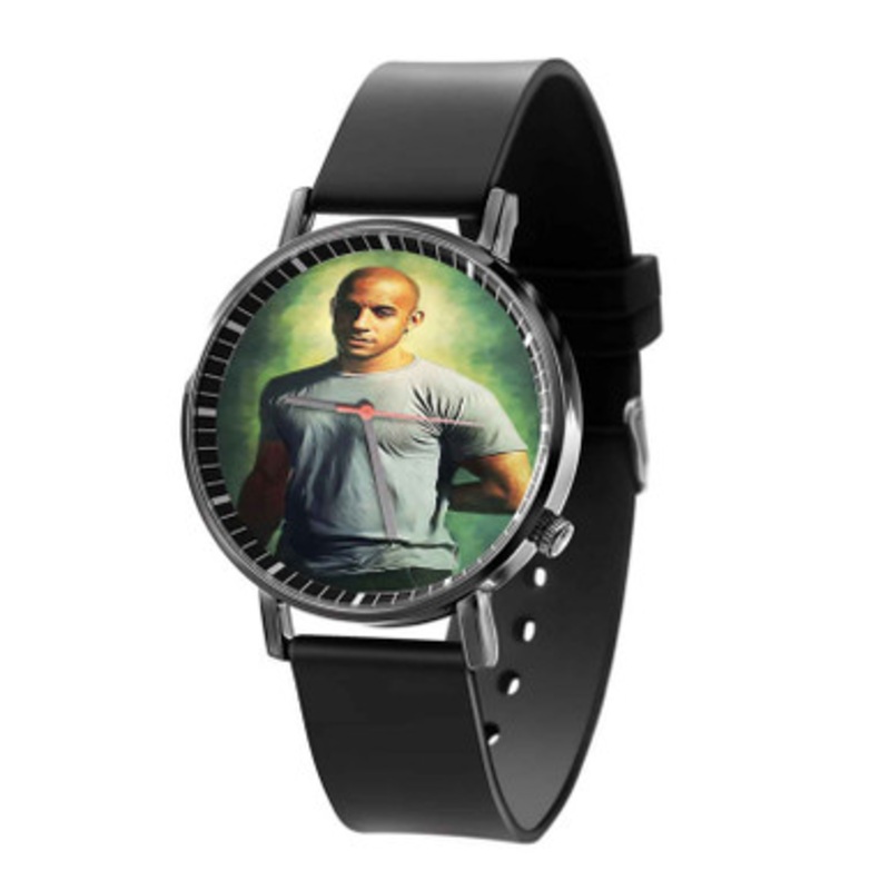 Vin Diesel Black Quartz Watch Unisex With Premium Gift Box