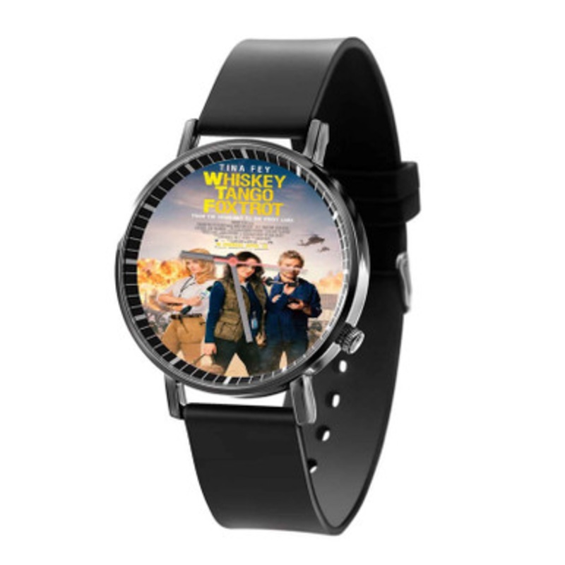 Whiskey Tango Foxtrot Art Black Quartz Watch Unisex With Premium Gift Box