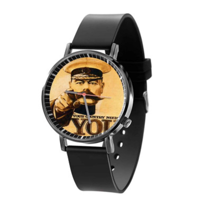 Your Country Needs You Black Quartz Watch Unisex With Premium Gift Box