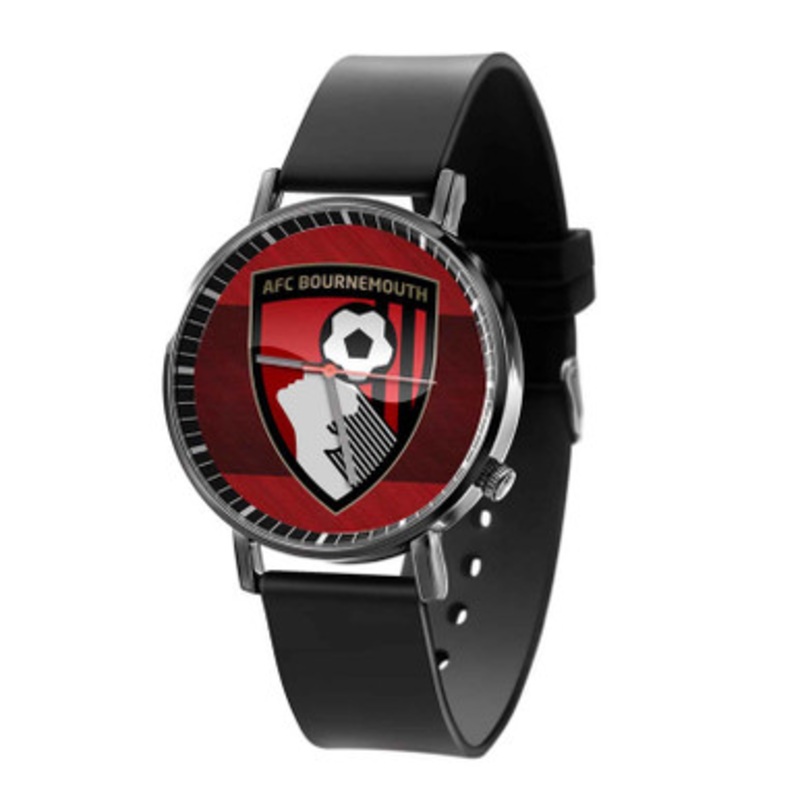 AFC Bournemouth Black Quartz Watch Unisex With Premium Gift Box
