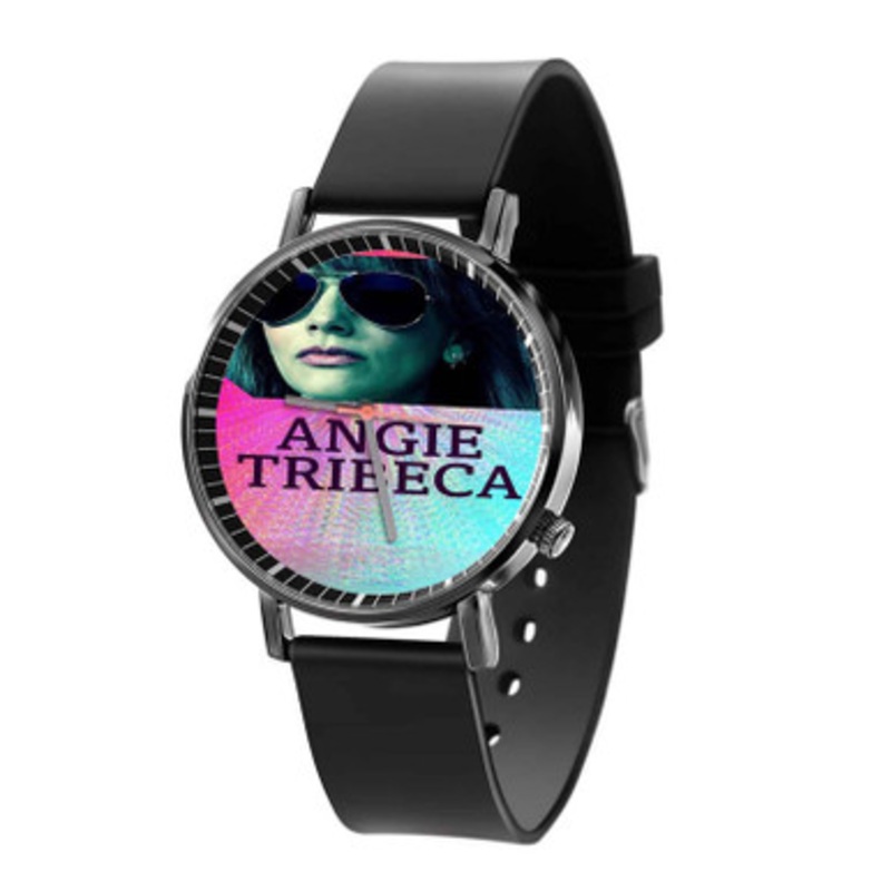 Angie Tribeca Black Quartz Watch Unisex With Premium Gift Box