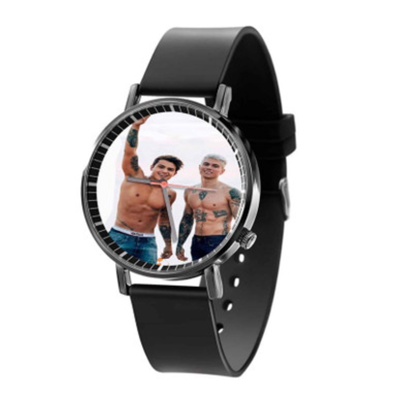 Benji Fede Dove E Quando Black Quartz Watch Unisex With Premium Gift Box