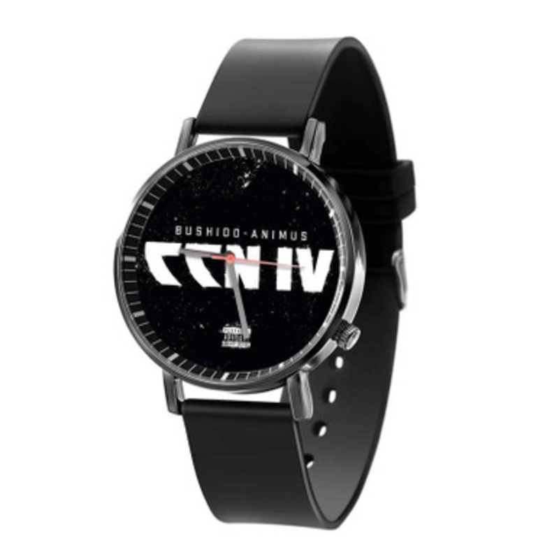 Bushido Animus Okzident Black Quartz Watch Unisex With Premium Gift Box