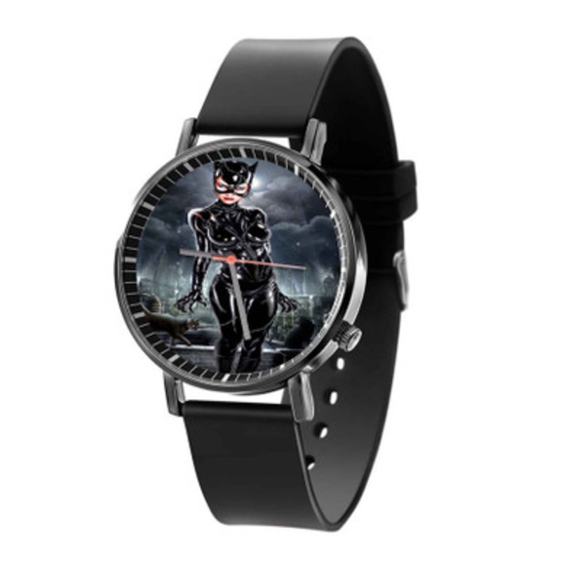 Catwoman Black Quartz Watch Unisex With Premium Gift Box