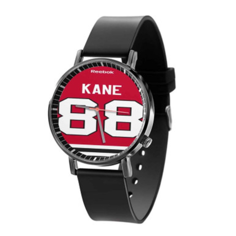 Chicago Blackhawks Patrick Kane Black Quartz Watch Unisex With Premium Gift Box