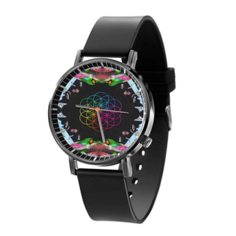 Coldplay A Head Full of Dreams Art Black Quartz Watch Unisex With Premium Gift Box