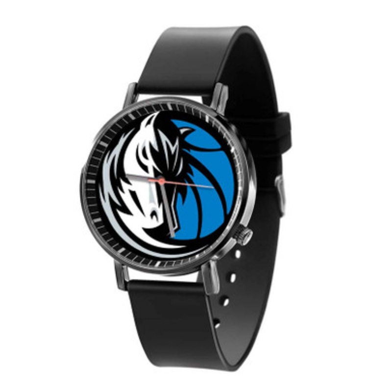 Dallas Mavericks NBA Black Quartz Watch Unisex With Premium Gift Box