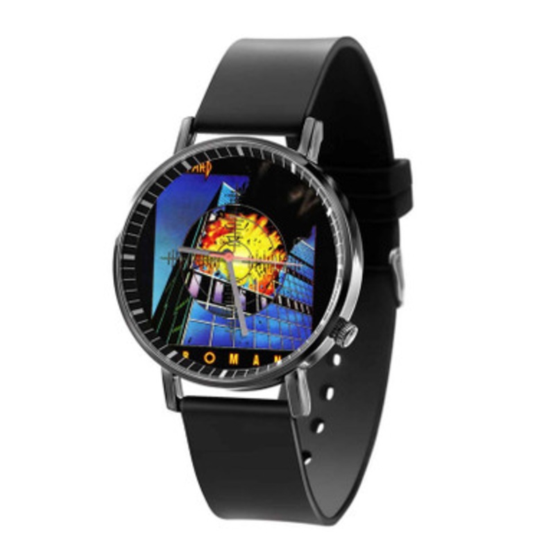 Def Leppard Black Quartz Watch Unisex With Premium Gift Box