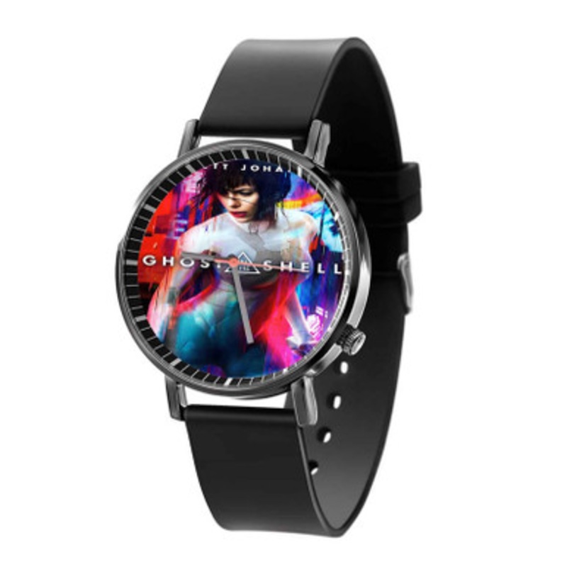 Ghost in the Shell Movie Black Quartz Watch Unisex With Premium Gift Box