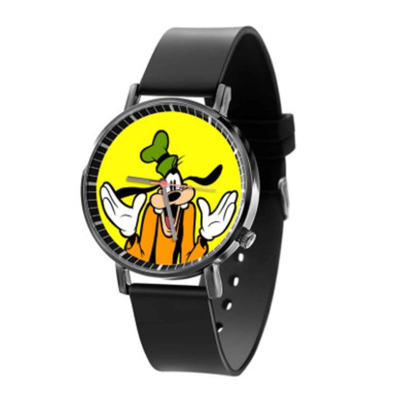 Goofy Disney Unisex Black Quartz Watch With Premium Gift Box