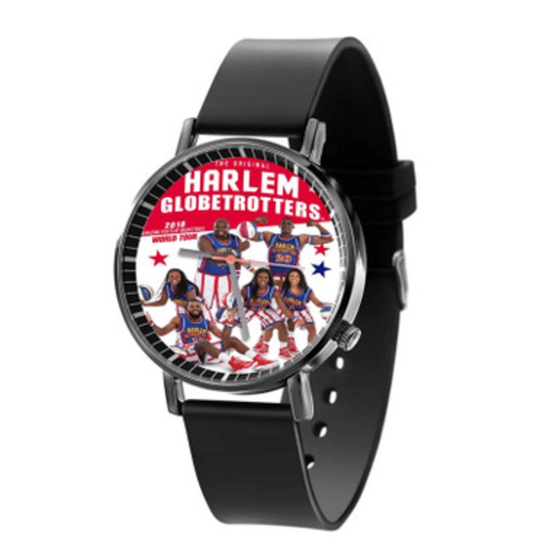 Harlem Globetrotters Black Quartz Watch With Premium Gift Box for Unisex