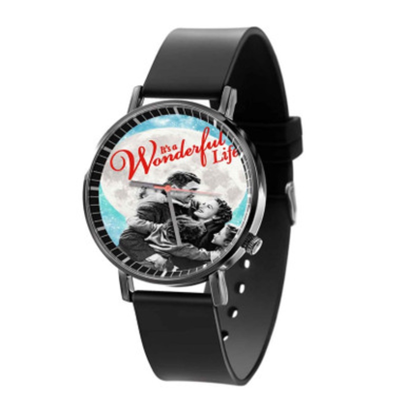 It s a Wonderful Life Movie Black Quartz Watch With Premium Gift Box for Unisex