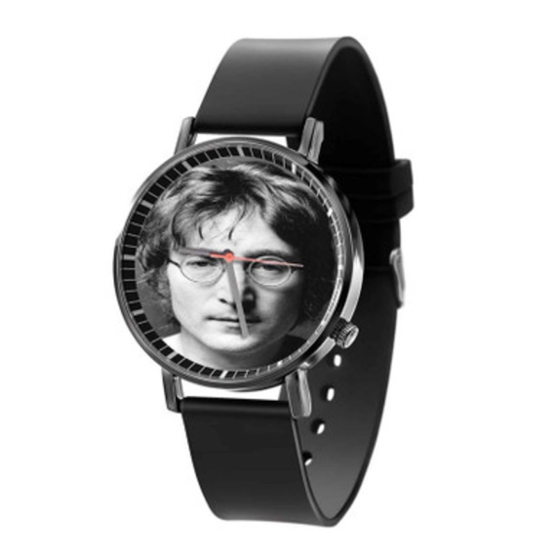John Lennon Black Quartz Watch Unisex With Premium Gift Box