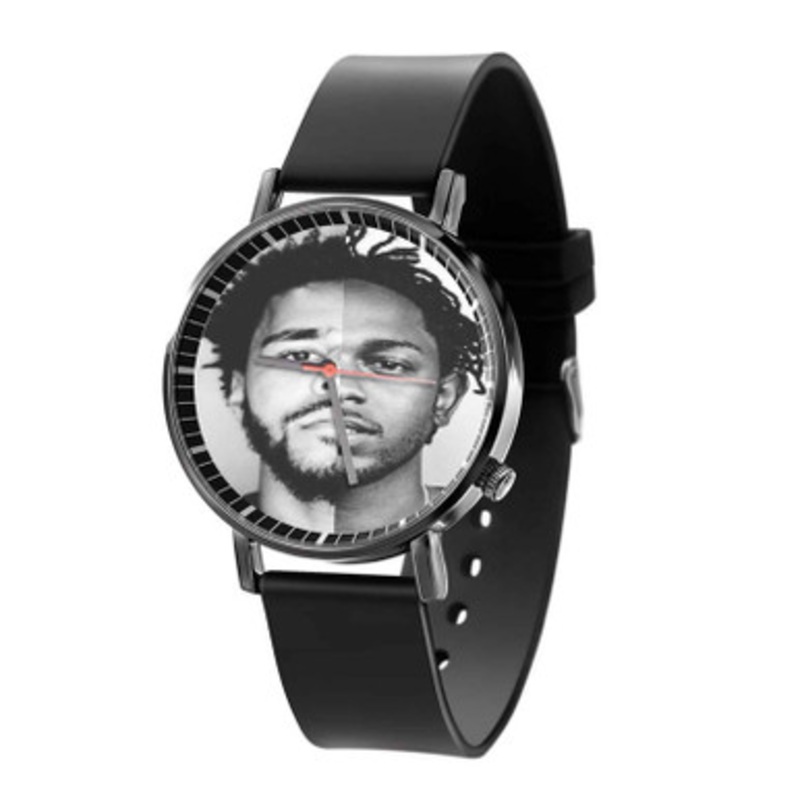 Kendrick Lamar and J Cole Arts Unisex Black Quartz Watch With Premium Gift Box