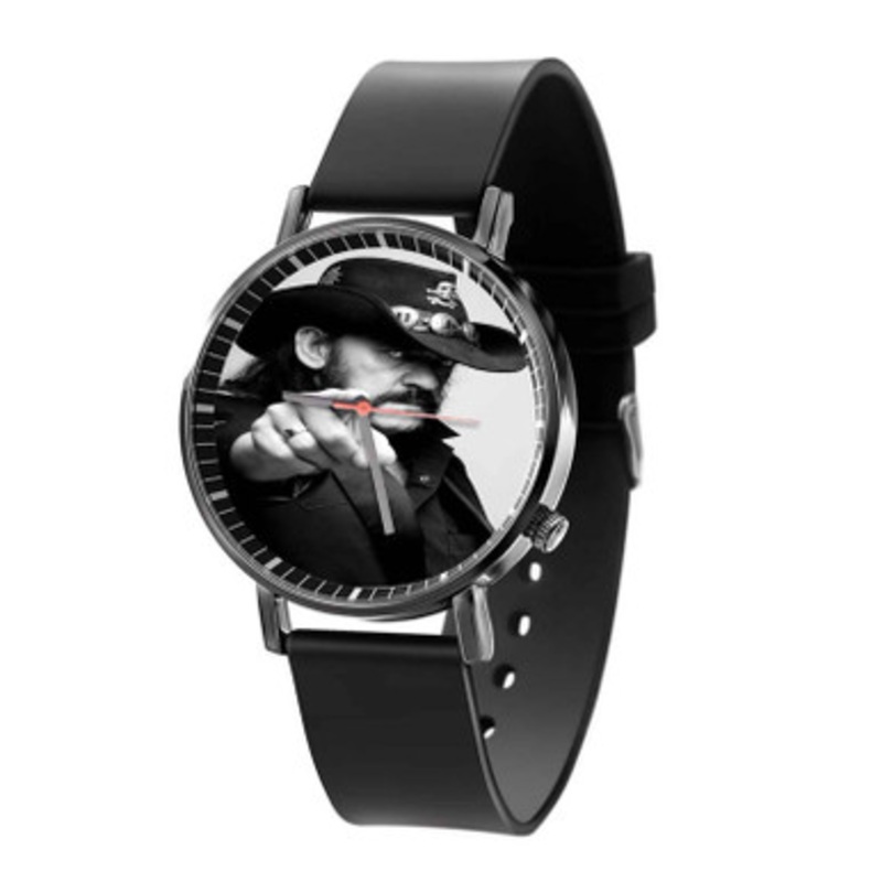 Lemmy Kilmister Motorhead Black Quartz Watch Unisex With Premium Gift Box