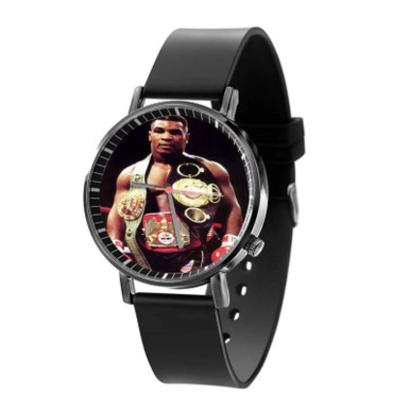 Mike Tyson Black Quartz Watch Unisex With Premium Gift Box